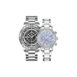 Серебристо-черный + Таро фиолетовый