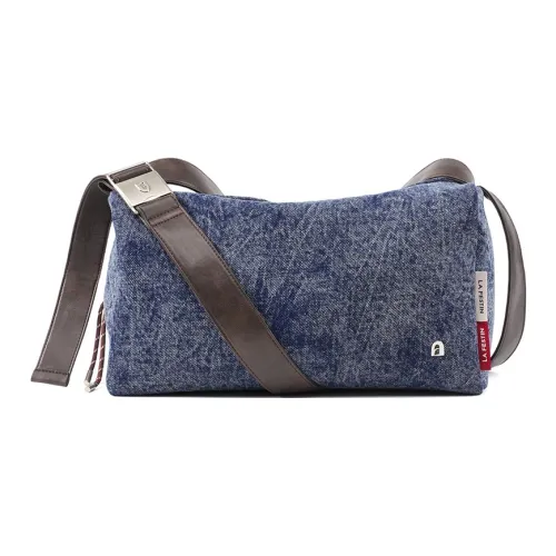 LA FESTIN Сумка через плечо из синтетической кожи сумка-тоут большая средняя женская джинсовый синий