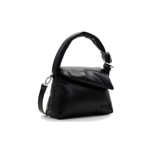 Desigual Овчина Сумка через плечо Сумка Маленькая Женская Черная