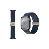 [Парашют Пряжка-Ткань вязаная петля ремень] Полночный синий