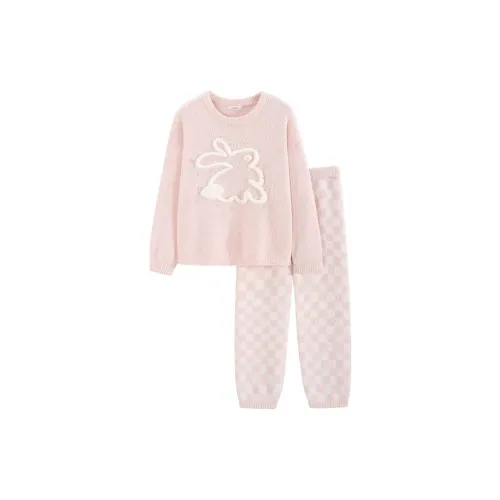 XIAFENYAN Пижамный комплект женский розовый