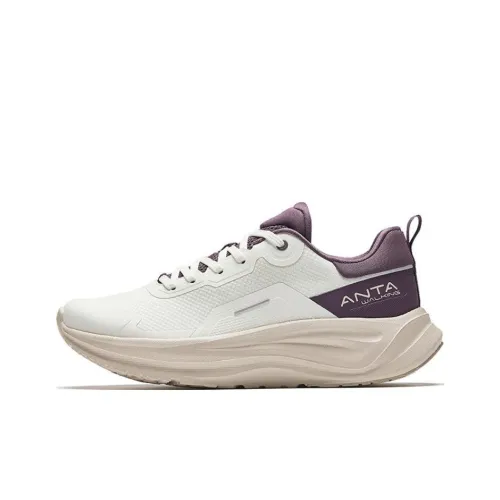 ANTA Le Dao Амортизирующие подошвы Низкий топ Кроссовки для тренировок Женские Белый Фиолетовый