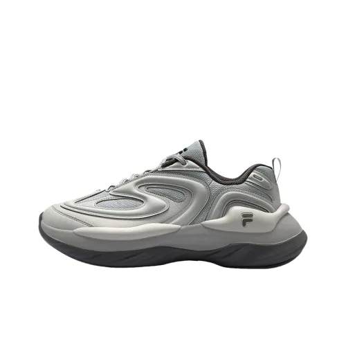 FILA FUSION BUZZARD Meteor Shoes Устойчивые к истиранию Низкие Топ Повседневная обувь Мужская Серый