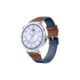 Джинсовый синий, композитное плетение, ремень.