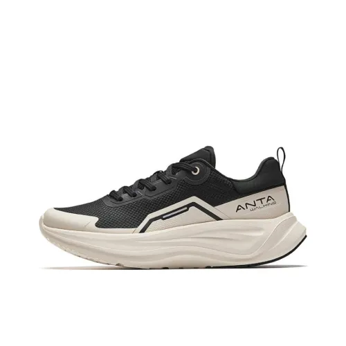 ANTA Le Dao Slip-resistant Abrasion-resistant Low-top Training Shoes Women's Black Beige ANTA Le Dao Противоскользящие Износостойкие Низкие Кроссовки для тренировок Женские Черный Бежевый
