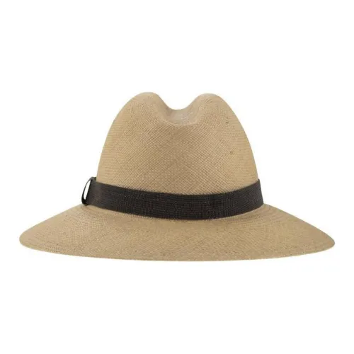 BRUNELLO CUCINELLI Хлопок Ацетат Шапки и Кепки Женские Бежевый