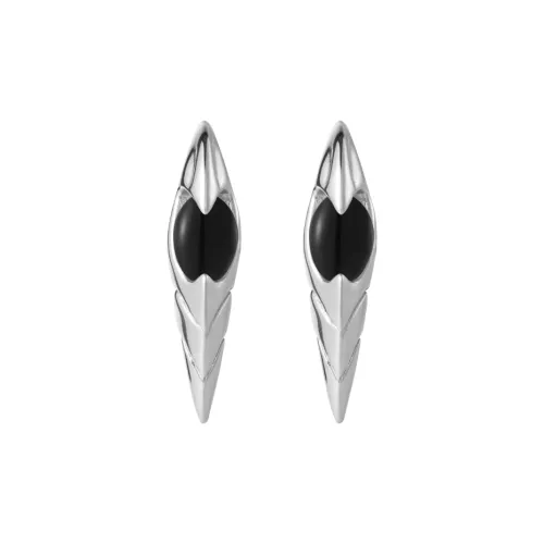 Серьги-гвоздики BLACKHEAD из титановой стали унисекс