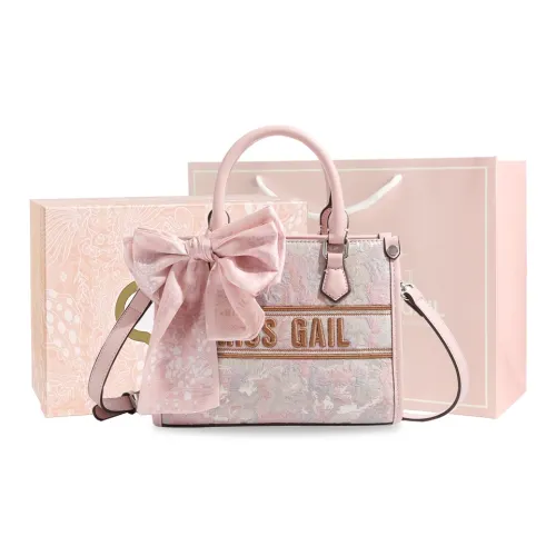 MISS GAIL Сумка через плечо из синтетической кожи сумка среднего размера женская пузырьки пудра