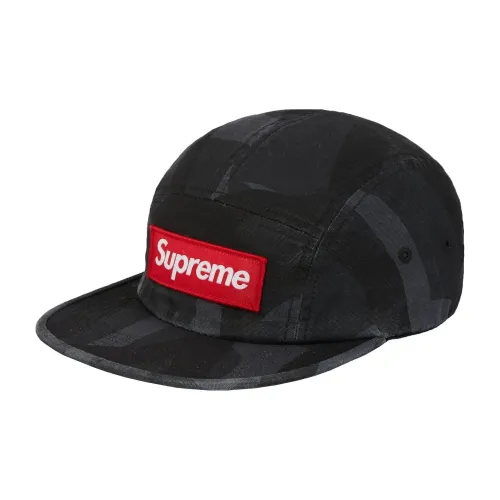 Supreme Хлопковые кепки унисекс черные