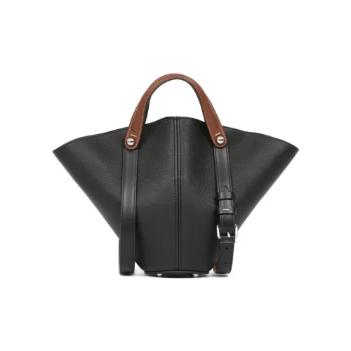 Maison Margiela Телячья кожа Тоут Сумка Сумка для покупок Сумка на плечо Сумка Маленькая Женская Черная