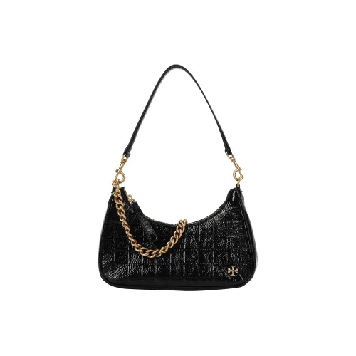 Tory Burch TB MERCER151 Mercer Лакированная кожа Сумка на плечо Маленькая Женская Черная