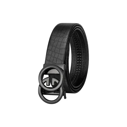 Jaylen Oos Ремни из лощеной коровьей кожи Мужской 3,5 см