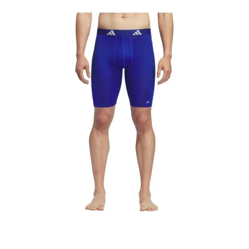 Adidas M PRF MSH 3PK Длинный боксер Brief нижнее белье Мужской Синий Легенда Чернила Синий