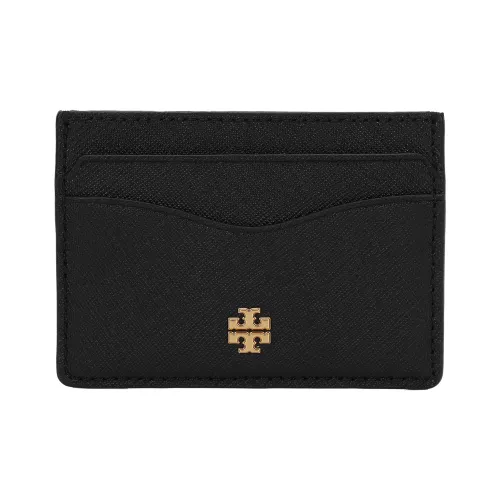 Tory Burch Emerson кожаный держатель для карт женский черный