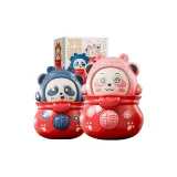 [Синий+Розовый 2 шт] Маленький Бог богатства Панда Лицо-меняющаяся кукла