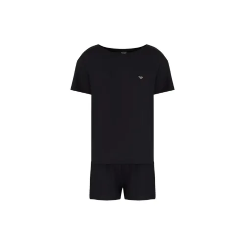 EMPORIO ARMANI Пижамный комплект женский черный
