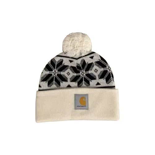 Carhartt Акриловые шапки-бини унисекс овсяного молока