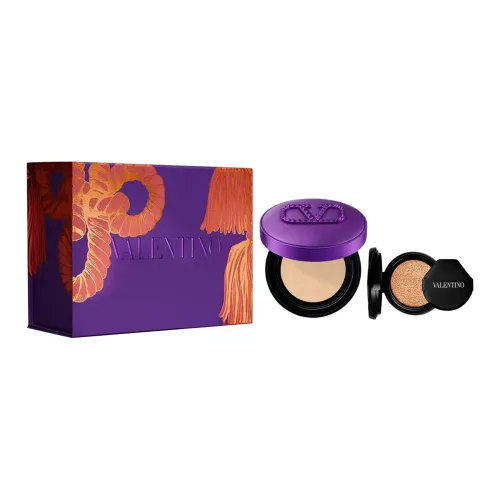 Valentino New Year Limited Дикая природа Фиолетовый Росный Air cushion Набор Натуральный Маскирующий #LN2+Замена Ядерный#LN2