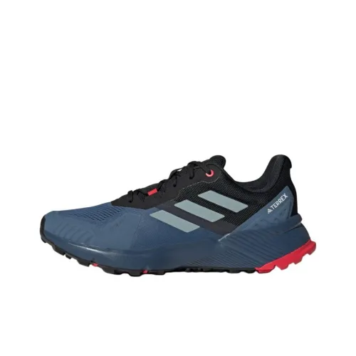 adidas Terrex Беговые кроссовки Низкий Топ Синий Мужской