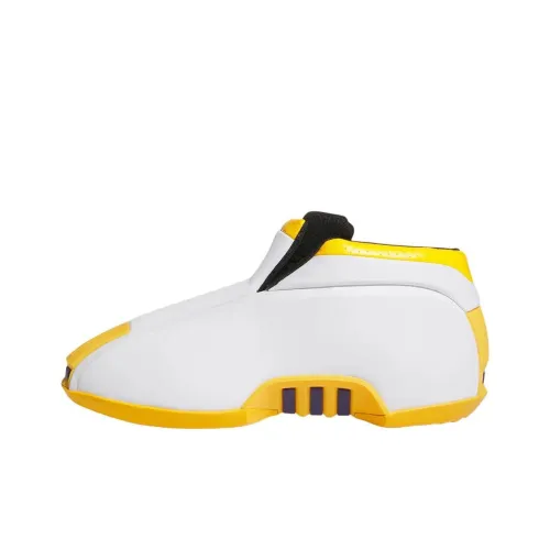 Adidas Crazy 2 KB II Винтажные баскетбольные кроссовки MID Топ Белый Желтый Унисекс