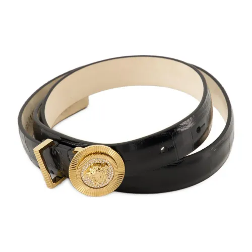 FANSIZHE Телячья кожа Кристалл Кожаные ремни Женские Черный Ширина 2 см