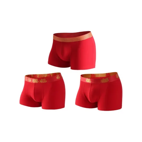Qiao Ni Tong Трусы Мужские упаковка из 3 штук