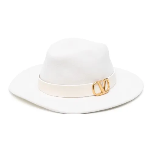 Valentino Кожа Шапки Кепки Женские Белые