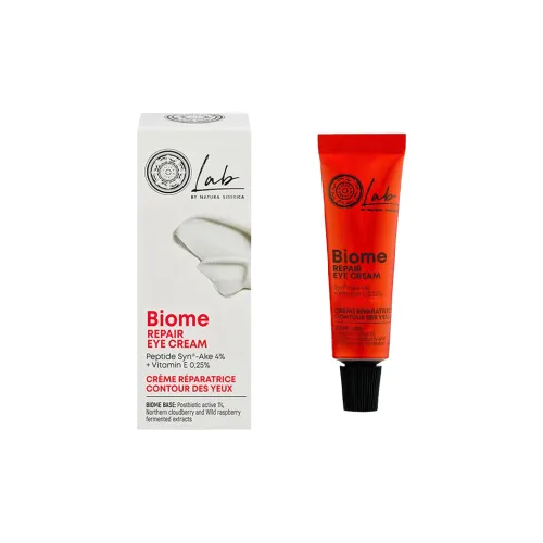 NATURA SIBERICA LAB Biome Repairing Eye Крем для уменьшения морщин темных кругов и отечности вокруг глаз объем 10 мл