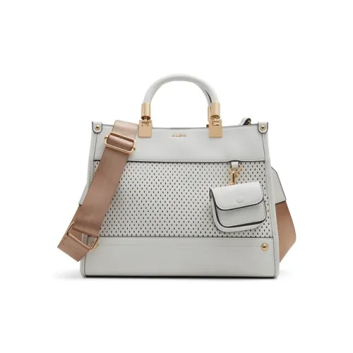 ALDO Искусственная кожа Сумка Средняя Женская Белая Темно-бежевая