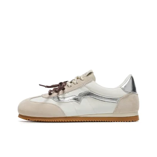 EBLAN Низкий топ повседневный Женственный серебряный