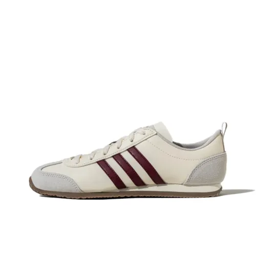 Adidas VS JOG 2,0 Устойчивый к истиранию Низкий Топ Casual Унисекс Белый Красный