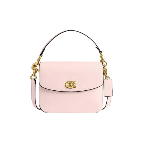 COACH Cassie Кожа Одно Плечо Сумка Маленькая Женская Румяно-Розовая