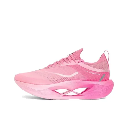 XTEP Устойчивая к истиранию поддержка Низкий топ Бег на длинные дистанции Обувь Женская Розовая