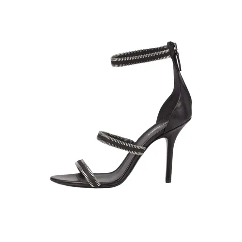 DSQUARED2 One Ремень Сандалии 10 см Женские Черный