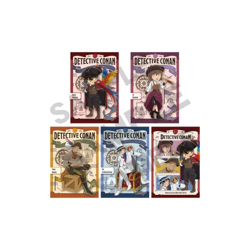 GuGuGuGu CRUX Detective Conan Case CLOSED Crew Collection Открытка Набор Открыток аниме-тематики