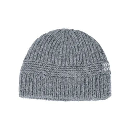 MIU MIU Трикотажная ткань Шапки-бини Женские Серый