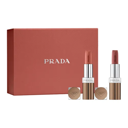PRADA Не Кокосовый Зеленый Limited Lipstick Набор Матовый Легко Смесь 3,8г*2 Lip Balm