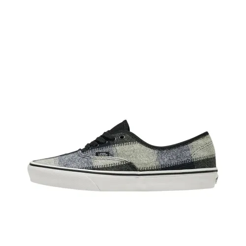 Vans Authentic Low-Top Shoes Gray Black Men's