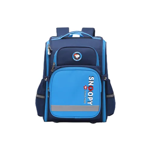 SNOOPY Полиэстер Рюкзак Студенческий Рюкзак Средний Детский Небесно-Синий Красный