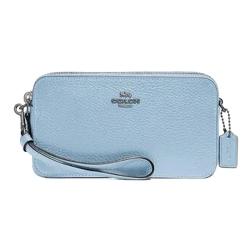 COACH Kira (Красный) Кожа Ручная Сумка через плечо Кошелек Женский Синий