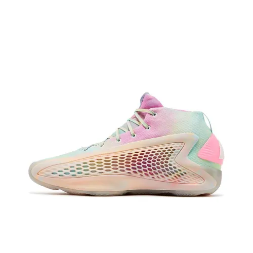 Adidas A.E. 1 Устойчивый к истиранию Дышащий MID Баскетбольные кроссовки Мужские Розовый Фиолетовый