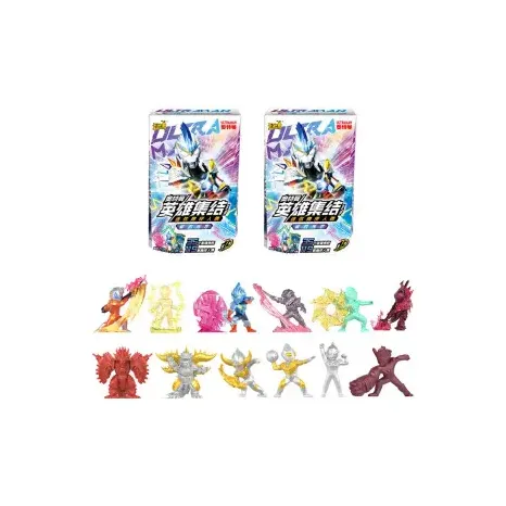 KAYOU Ultraman Hero Collection Мини Резиновая Кукла Слепые Коробки Один Mystery Коробка Целая Коробка 12 шт