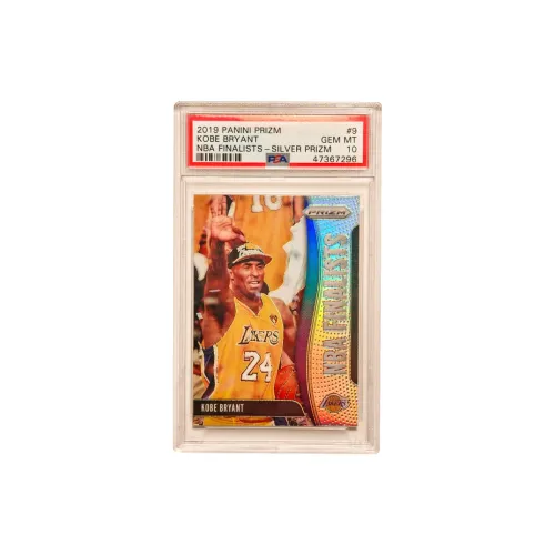 PANINI 2019 20 Prizm Kobe Bryant Коби Bryant NBA Championship Trophy Серебристый сертифицированный PSA 10 1 шт