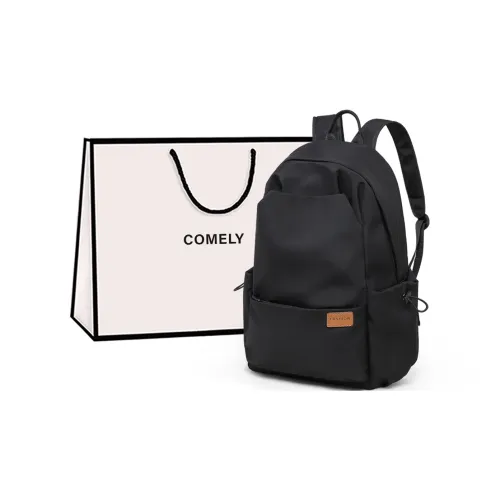 COMELY Ткань Ноутбук Рюкзак Стандартный Унисекс Черный