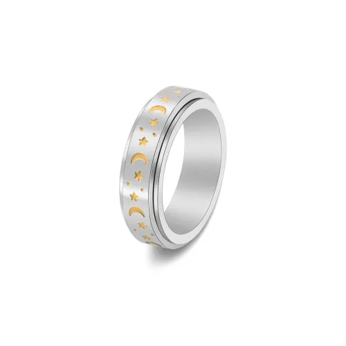 SKSW Кольца из титана и стали унисекс