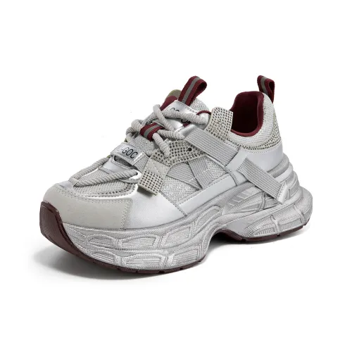 La Chapelle Низкий Топ Тапочки Женские Серебряные