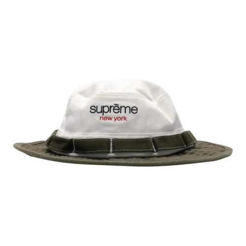 Supreme 100% хлопок Панамы Унисекс Белый Зеленый