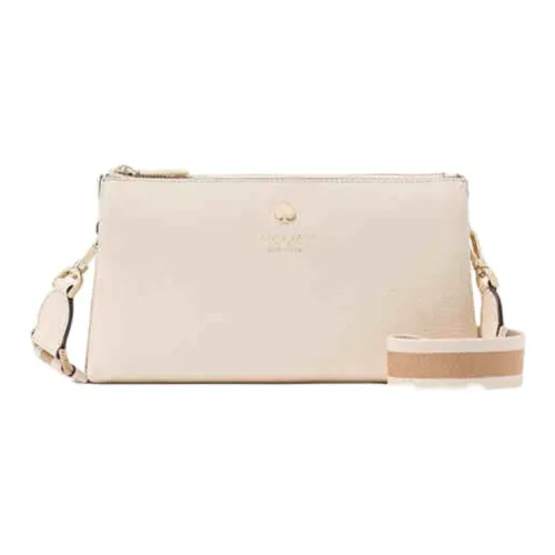 Kate Spade Коровья кожа Сумка через плечо Маленькая Женская Овчина Бумажная Белая