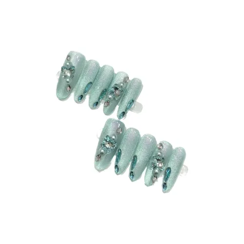 LIANJING [Glass Sea] Ручная работа Фальшивая Погоня Кошачий глаз Горный хрусталь K9 Маленький кластер Осветляющий Элегантность 30 мм Овал