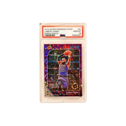 PANINI 2019 20 HOOPS LeBron James Пре-Ретрит Эксклюзив Фиолетовый Bubble POP Real Card Looks Great PSA 10